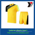 2018 Plain LOGO Customized Cheap Yellow Soccer Jersey Name and Number